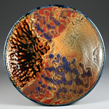 Hand built serving dish
